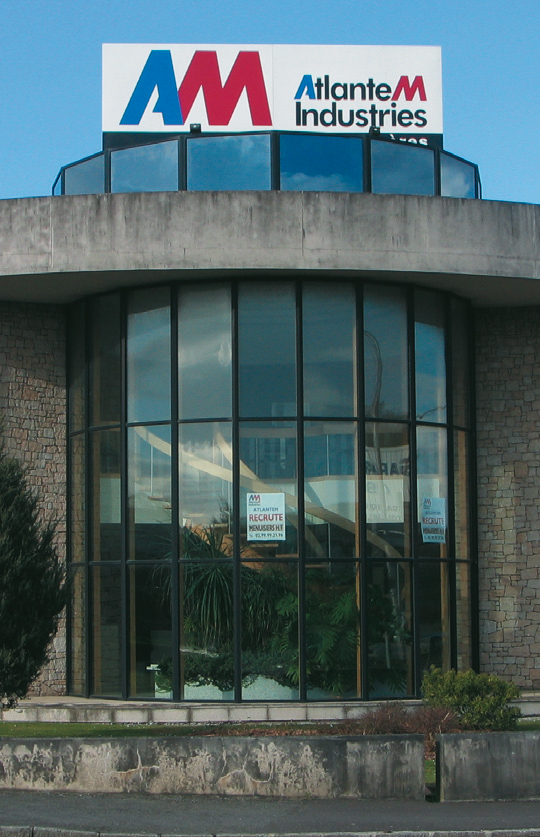 Bâtiment d’Atlantem illustrant le développement industriel du Groupe durant la période 1998–2007