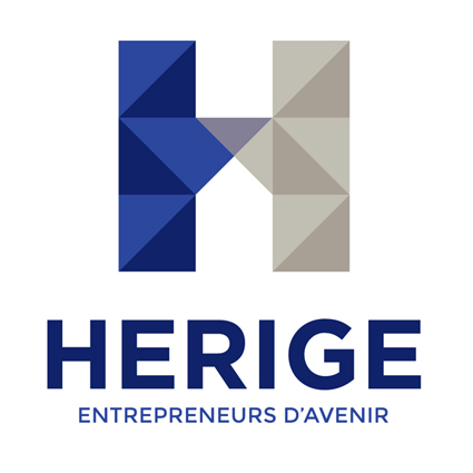 Logo HERIGE illustrant la période 2014–2020 consacrée à la nouvelle identité du Groupe