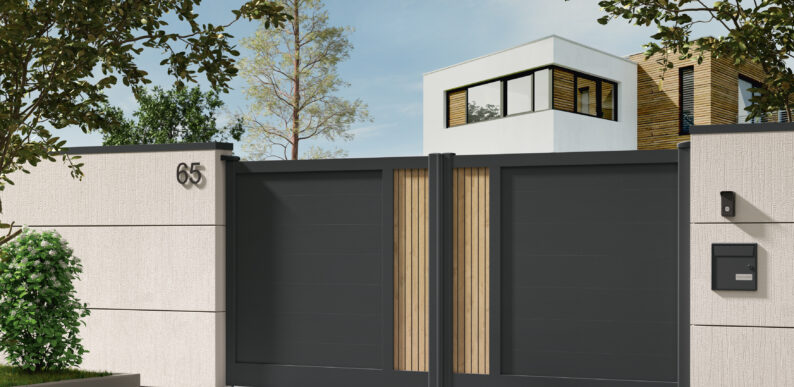 ATLANTEM enrichit sa collection design et dévoile quatre nouveaux modèles de portails multi-matériaux